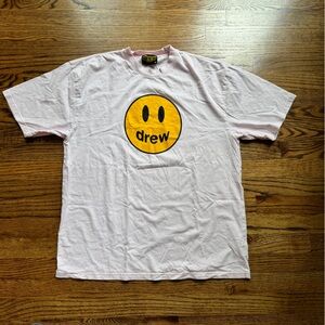 Justin Bieber Drew House Light Pink Logo Tee M